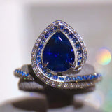 Eostre Sapphire 2.055ct and Diamond 18k White Gold Ring