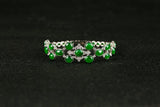 Eostre Jadeite Jade and Diamond White Gold Bracelet