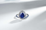 Eostre Sapphire 2.055ct and Diamond 18k White Gold Ring