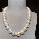 White South Sea Pearl Necklace with 18k Gold Clasp