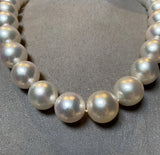 White South Sea Pearl Necklace with 18k Gold Clasp