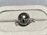 Tahitian Pearl Pendant in 18k White Gold