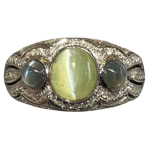 Alexandrite cat's eye gemstone hot sale